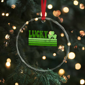 Retro Lucky Crystal Glass Ornament St Patricks Day Irish Shamrock TS10 Print Your Wear