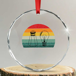Retro Salt Light Be Ye Salt Christ Crystal Glass Ornament Bible Verse Christian Worship TS10 Transparent Glass 3'' Circle Print Your Wear