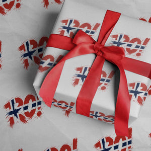 Ro Norway Viking Norwegian Flag Nordic Pride Wrapping Paper Roll