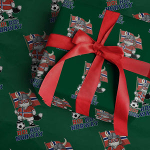 Ro Ro Norway Wrapping Paper Roll Norwegian Pride Cat Lover Norway Flag Gift TS12 Green Print Your Wear