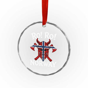 Ro Ro Norwegian Viking Blood Skull Norway Flag Pride Crystal Glass Ornament TS14 Print Your Wear