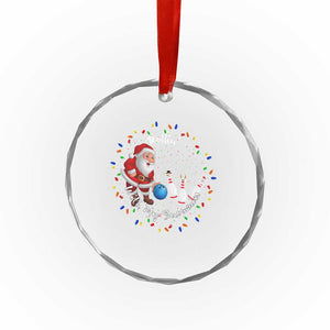 Rollin With My Snowmies Crystal Glass Ornament Bowling Xmas Gift TS12 Print Your Wear