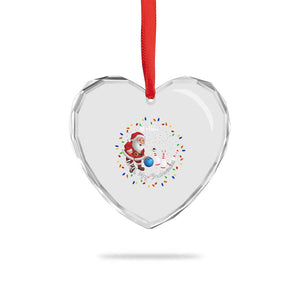 Rollin With My Snowmies Heart Crystal Glass Ornament Bowling Xmas Gift TS12 Print Your Wear