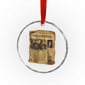 Rosa Parks Crystal Glass Ornament Female Empowerment History Gift TS12 Print Your Wear