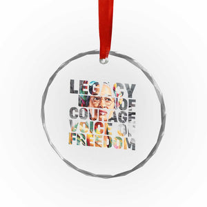 Rosa Parks Crystal Glass Ornament Legacy Of Courage Voice Of Freedom TS12 Print Your Wear