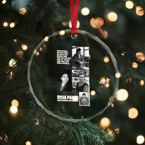 Rosa Parks Crystal Glass Ornament Strong Black Woman Leader TS12 Print Your Wear
