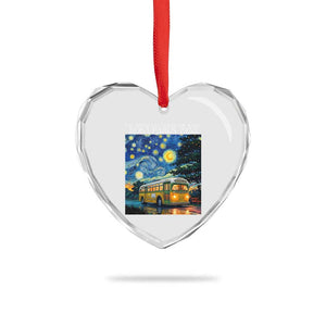 Rosa Parks Heart Crystal Glass Ornament Starry Night Van Gogh Black History African TS14 Print Your Wear