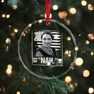 Rosa Parks Nah Quote Crystal Glass Ornament Black Movement Protest American Flag TS11 Print Your Wear