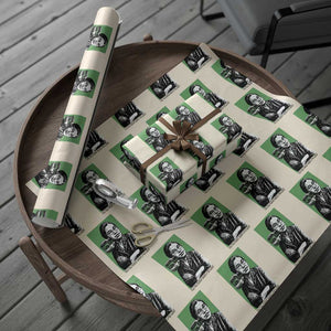 Rosa Parks Quote Wrapping Paper Roll Never Be Fearful When It Is Right TS12 Beige Print Your Wear