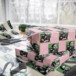 Rosa Parks Quote Wrapping Paper Roll Never Be Fearful When It Is Right TS12 Light Pink Print Your Wear