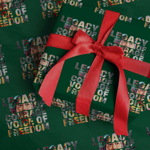 Rosa Parks Wrapping Paper Roll Legacy Of Courage Voice Of Freedom TS12 Green Print Your Wear