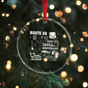 Route Highway 66 100th Anniversary Crystal Glass Ornament The Mother Road Centennial TS12 Print Your Wear