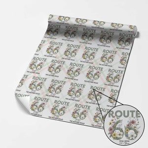 Route Highway 66 Wrapping Paper Roll Floral Centennial 100 Year Anniversary TS12 Christmas Plaid Print Your Wear