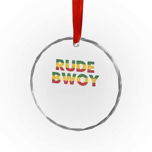 Rude Boy Crystal Glass Ornament Jamaican Rasta Reggae Roots Gifts Jamaica TS10 Print Your Wear
