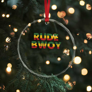 Rude Boy Crystal Glass Ornament Jamaican Rasta Reggae Roots Gifts Jamaica TS10 Print Your Wear