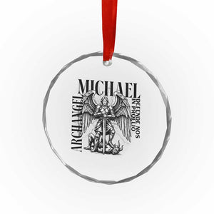 Saint Michael Archangel Defende Nos In Proelio Crystal Glass Ornament Christian Faith Gift TS12 Print Your Wear