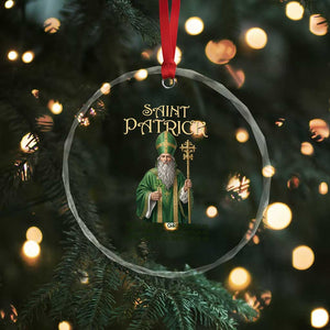 Saint Patrick Ora Pro Nobis Crystal Glass Ornament Irish Christian Prayer TS12 Print Your Wear