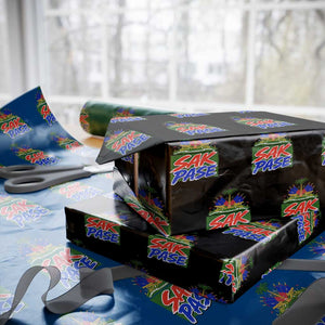 Sak Pase Haitian Creole Greeting Wrapping Paper Roll National Crest Cultural Haiti Pride TS02 Black Print Your Wear