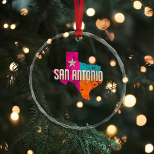 San Antonio Texas TX Fiesta Sports For Latino Fans Crystal Glass Ornament TS11 Print Your Wear
