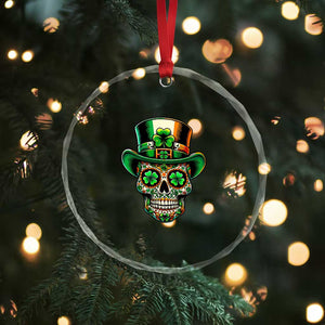 San Patties Irish Sugar Skull Crystal Glass Ornament St Patricks Day Of The Dead TS02 Print Your Wear