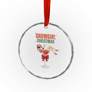 Santa Girls Christmas Crystal Glass Ornament TS14 Print Your Wear