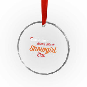 Santa Girls Christmas Crystal Glass Ornament Funny Trendy Quote TS14 Print Your Wear