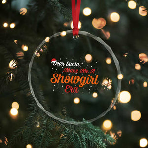 Santa Girls Christmas Crystal Glass Ornament Funny Trendy Quote TS14 Print Your Wear