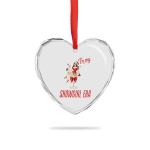 Santa Girls Christmas Heart Crystal Glass Ornament In My Costume Era TS14 Print Your Wear