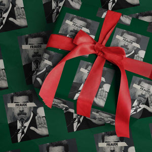 Sarcastic Maduro Fraude Wrapping Paper Roll Corruption Venezuela Political Satire TS02 Green Print Your Wear