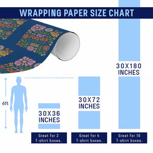 Schools Out Forever Retirement 2026 Wrapping Paper Roll Retired Teacher Summer Retro Floral TS11 Print Your Wear