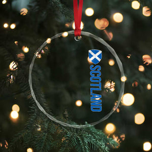 Scotland Flag Crystal Glass Ornament Vintage SCOT Scottish Independence Pride