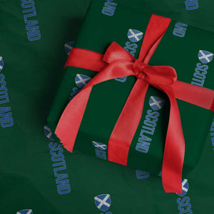 Scotland Flag Wrapping Paper Roll Vintage SCOT Scottish Independence Pride