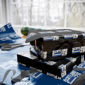 Scotland Football Fan Wrapping Paper Roll Scottish Soccer Supporter Scottish Flag 2026