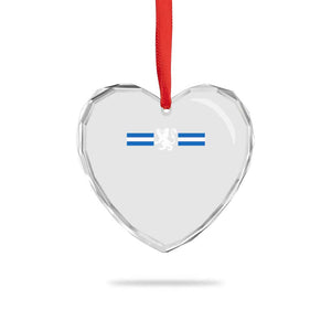 Scotland Lion Heart Crystal Glass Ornament Retro Scottish Flag SCOT