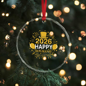 Scottish New Year 2026 Crystal Glass Ornament Happy Hogmanay NYE Party TS11 Print Your Wear