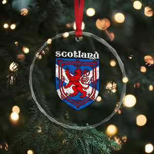 Scottish Pride Crystal Glass Ornament Scottish Rampant Lion Flag Scotland Coat of Arms TS11 Print Your Wear