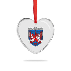 Scottish Pride Heart Crystal Glass Ornament Scottish Rampant Lion Flag Scotland Coat of Arms TS11 Print Your Wear