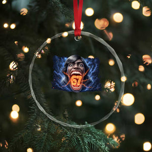 Screaming Mason 67 Kid Meme Crystal Glass Ornament Six Seven Viral Devil Transformation Horror Edit TS02 Print Your Wear