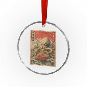 Sea Monster Eating Ramen Crystal Glass Ornament Vintage Graphic Japanese Lover Ukiyo-e Art TS10 Print Your Wear