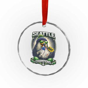 Seattle Champions Fan Pride Crystal Glass Ornament Football Fan Gift TS12 Print Your Wear