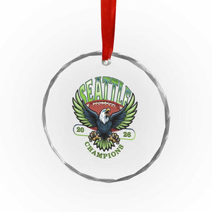 Seattle Champions Fan Pride Crystal Glass Ornament Gift For Football Lovers TS12 Print Your Wear