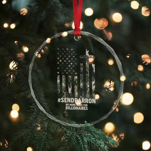 Send Barron Crystal Glass Ornament Vintage American Flag Camo Hashtag Protest Meme TS14 Print Your Wear