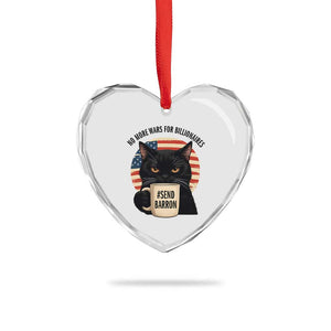Send Barron Meme Heart Crystal Glass Ornament Funny Cat Sarcastic Political TS14 Print Your Wear