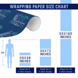Sexual Assault Awareness Wrapping Paper Roll I Am Reclaiming My Body My Voice My Life TS14 Print Your Wear
