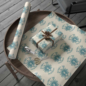 Sexual Assault Awareness Wrapping Paper Roll Petrify The Patriarchy Medusa Feminism TS14 Beige Print Your Wear