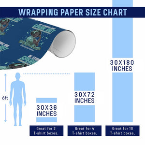 Sexual Assault Awareness Wrapping Paper Roll Support African Women Stop Sexual Abuse Awareness TS14 Print Your Wear