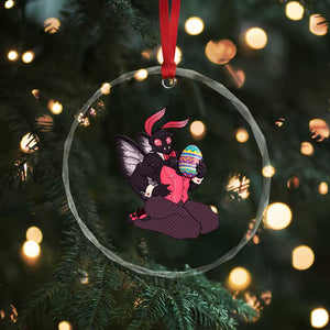 Sexy Easter Bunny Mothman Crystal Glass Ornament Cryptid Humor Gift TS12 Print Your Wear