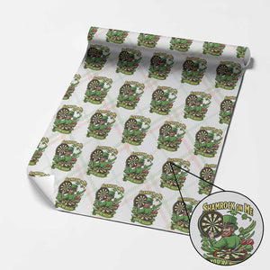 Shamrock On Me Youre Missing Wrapping Paper Roll St Patricks Day Darts Player Gift TS12 Christmas Plaid Print Your Wear