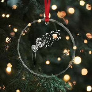 Shark Dandelion Flower for Ocean Wildlife Lover Crystal Glass Ornament TS11 Print Your Wear