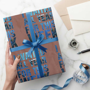 Shark Lover Week Gift Wrapping Paper Roll I Waited All Year For This Week